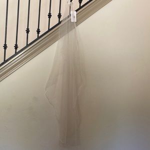 Floor length veil Pearl Detail with tag Bridal Wedding Bride